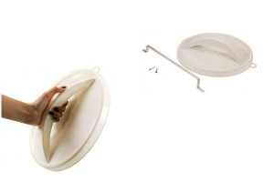 Miroir Sunny blanc
