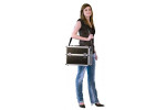 Valise Vanitex croco noire