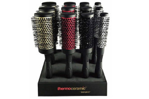 Présentoir de 12 brosses Thermoceramic Pro Curl Denman