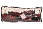 Trousse de 4 brosses carrées Squargonomics Denman rose