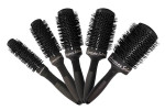 Lot de 5 brosses rondes céramic noires Jacques Seban