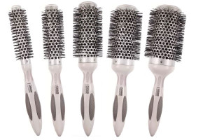 - NEW Lot de 5 brosses thermiques Konfox Centaure blanc/silver