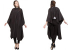 - Peignoir Poncho noir mixte