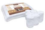 Lot de 6 serviettes blanches JS