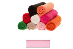 Lot de grandes serviettes éponge rose