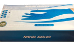 Boite de 100 gants nitril noir sans poudre T. 7-8