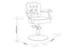 Fauteuil de coiffure Cambridge