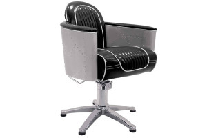 Fauteuil de coiffure Falcon noir