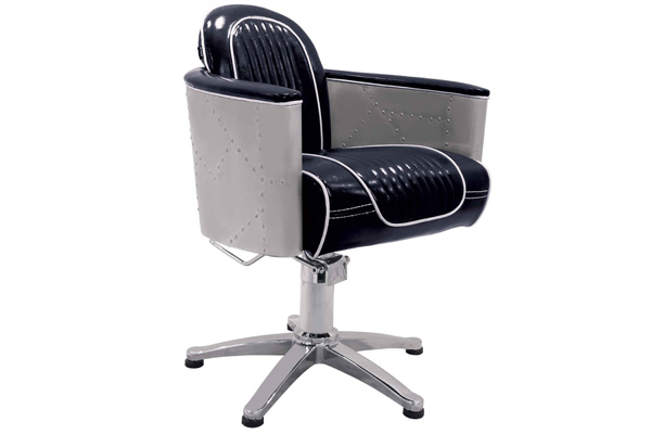 Fauteuil de coiffure Falcon bleu