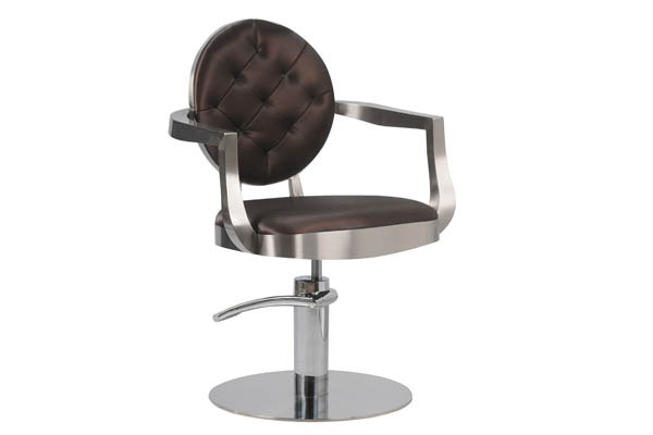 Fauteuil de coiffure Oxford noir