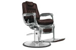 Fauteuil barbier Gentleman marron