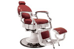 Fauteuil barbier Baron rouge