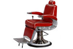 Fauteuil barbier Mustang rouge