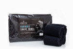 - Lot de serviettes éponge noir pour kit chauffe serviettes