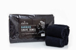 Lot de serviettes éponge noir chauffe serviettes