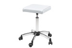 Tabouret de coiffure Square blanc