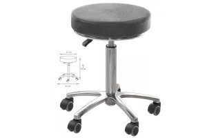 Tabouret de coupe Santiago noir