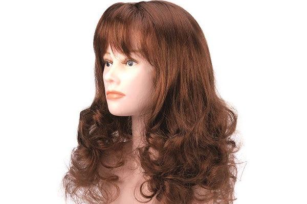 Perruque Elsa longue ondulée blond cuivré
